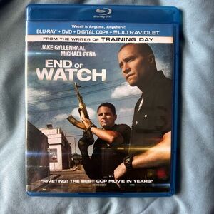 End of Watch (Blu-ray/DVD, 2013, 2-Disc Set) Tested, Working